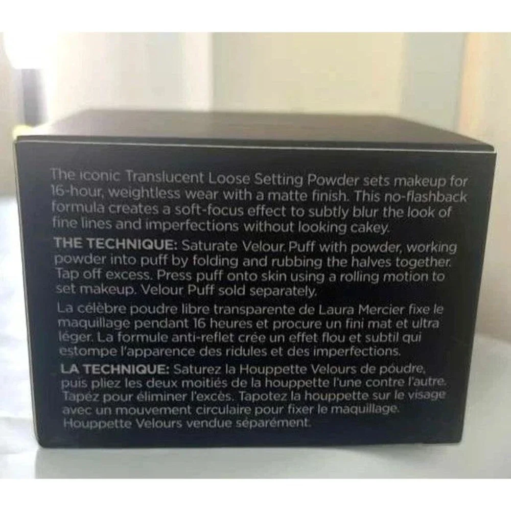 Laura Mercier Translucent Loose Setting Powder 1oz / 29g 16 hr. Matte